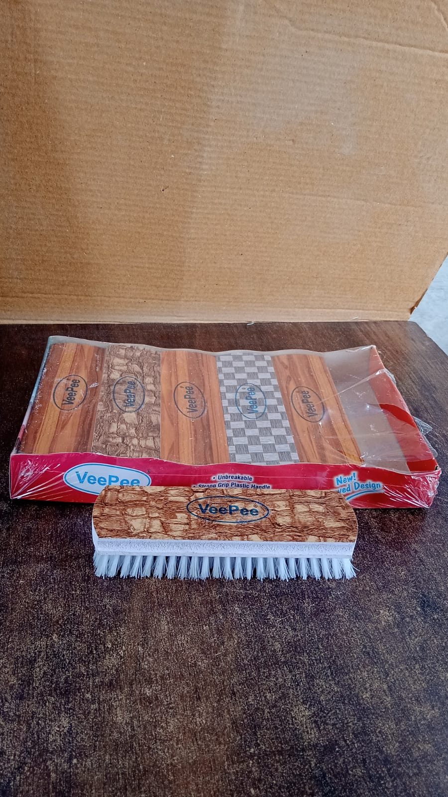 Veepee 6-piece Washing And Cleaning Scrub Brush Set (Multi-color Bristles)