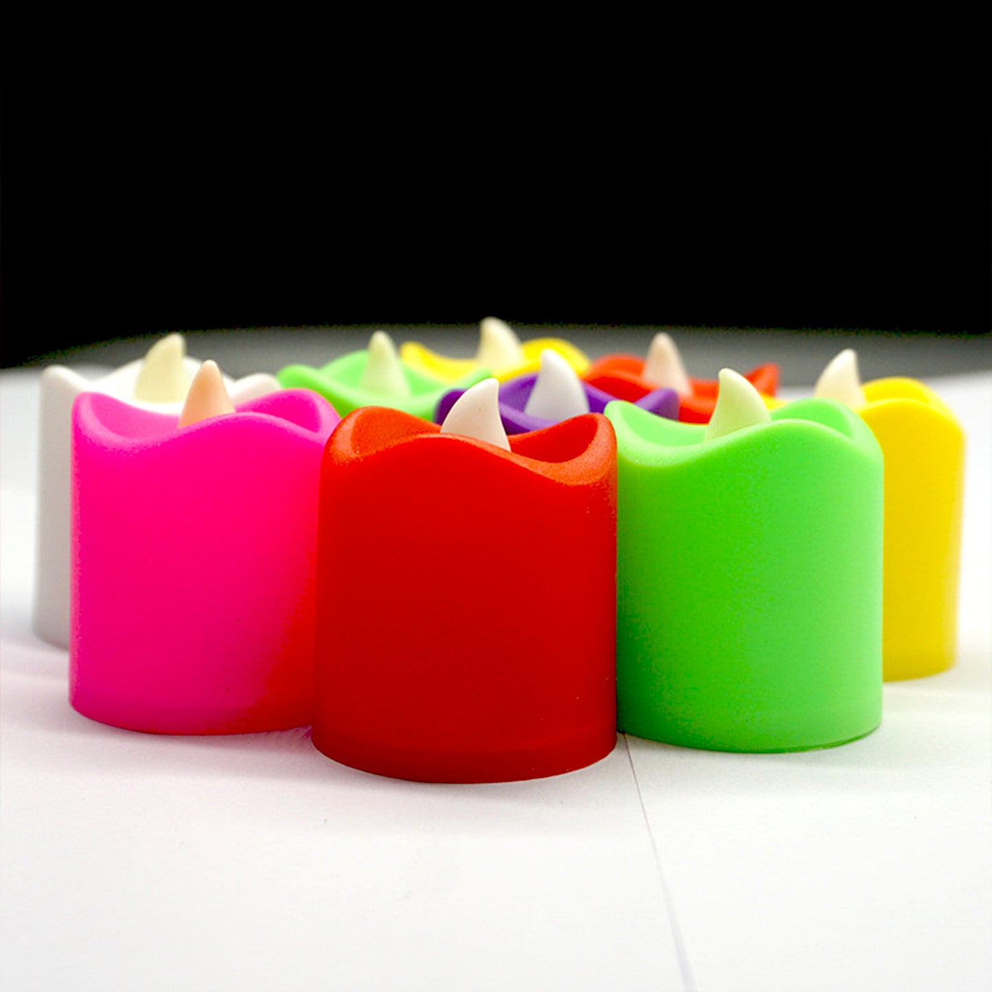 10pcs Festival Decorative - Led Tealight Candles Battery Operated Candle Ideal For Party.