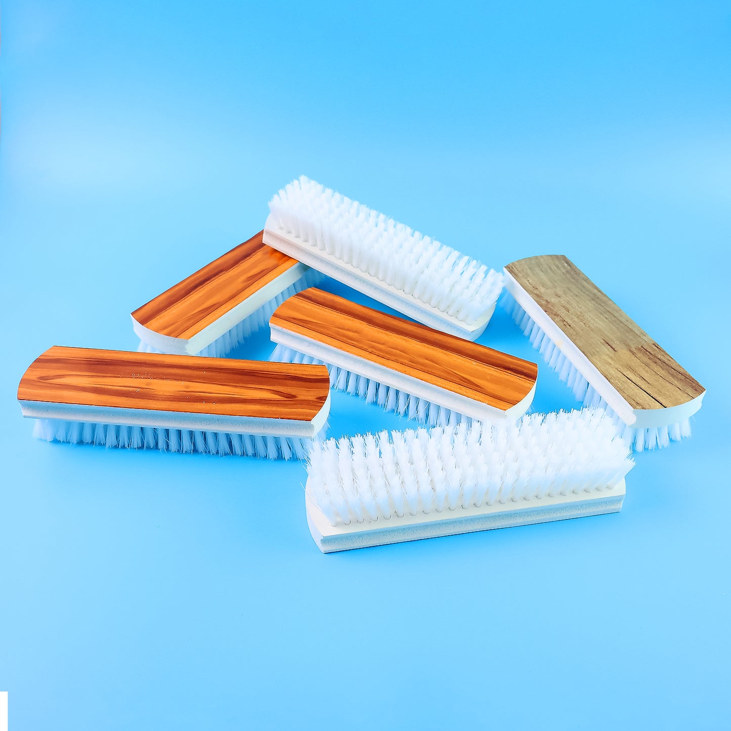 Veepee 6-piece Washing And Cleaning Scrub Brush Set (Multi-color Bristles)