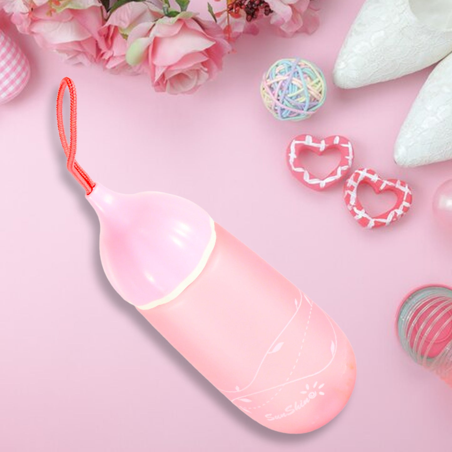 Unique Shape Premium Plastic Water Bottle With Dori Easy To Carry Leakproof Bpa-free Water Plastic Water Bottle For Children Home School (1 Pc 550 Ml)