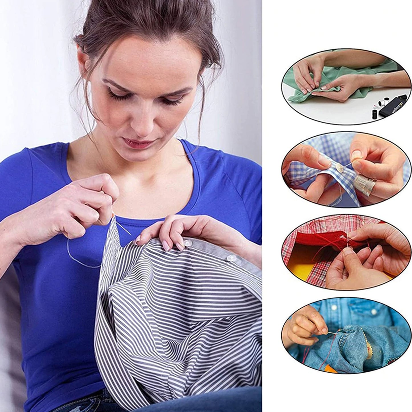 33pc Purse Sewing Set For Carrying Various Sewing Items And Stuffs In It.