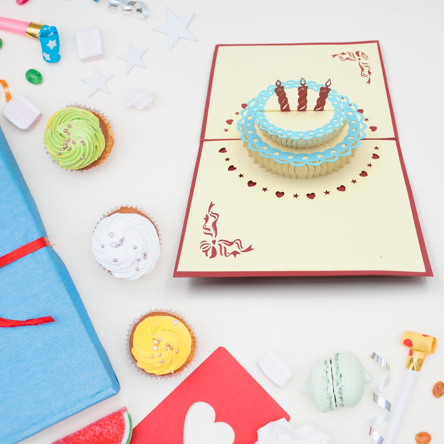 3d Paper Wish Card High Quality Paper Card All Design Card Good Wishing Card (All 3d Card Birthday Greeting Cards Wedding Day Gift Card Merry Christmas Card (1 Pc)