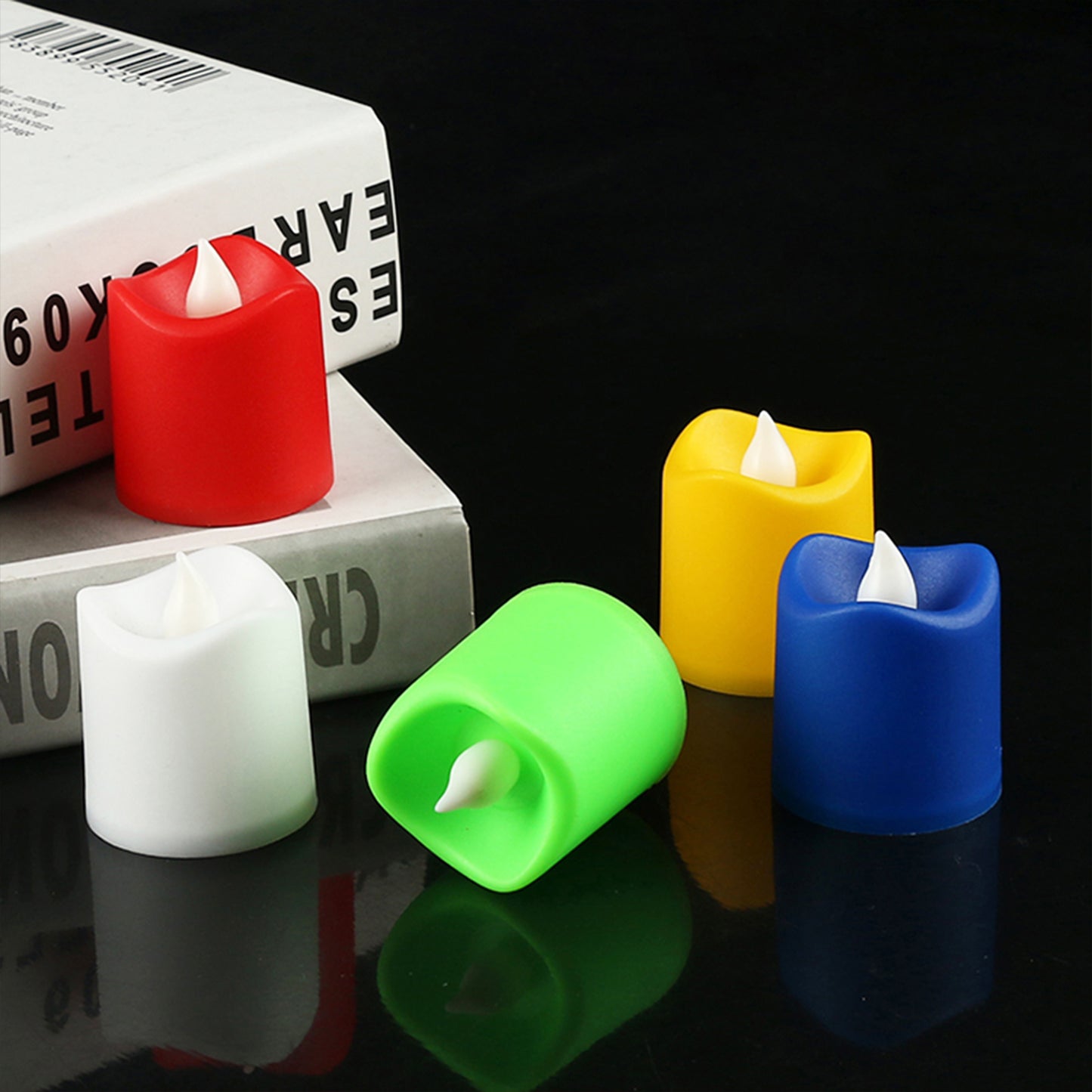 10pcs Festival Decorative - Led Tealight Candles Battery Operated Candle Ideal For Party.