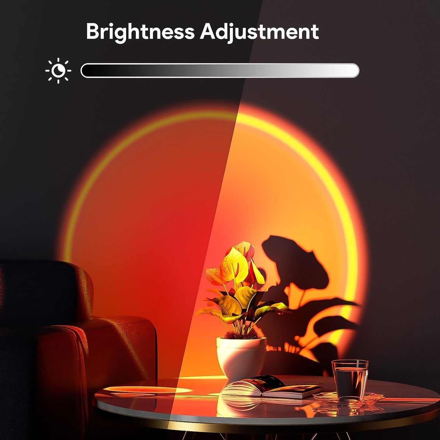 4 Colors Sunset Lamp Sunset Projection Lamp Led Night Lights