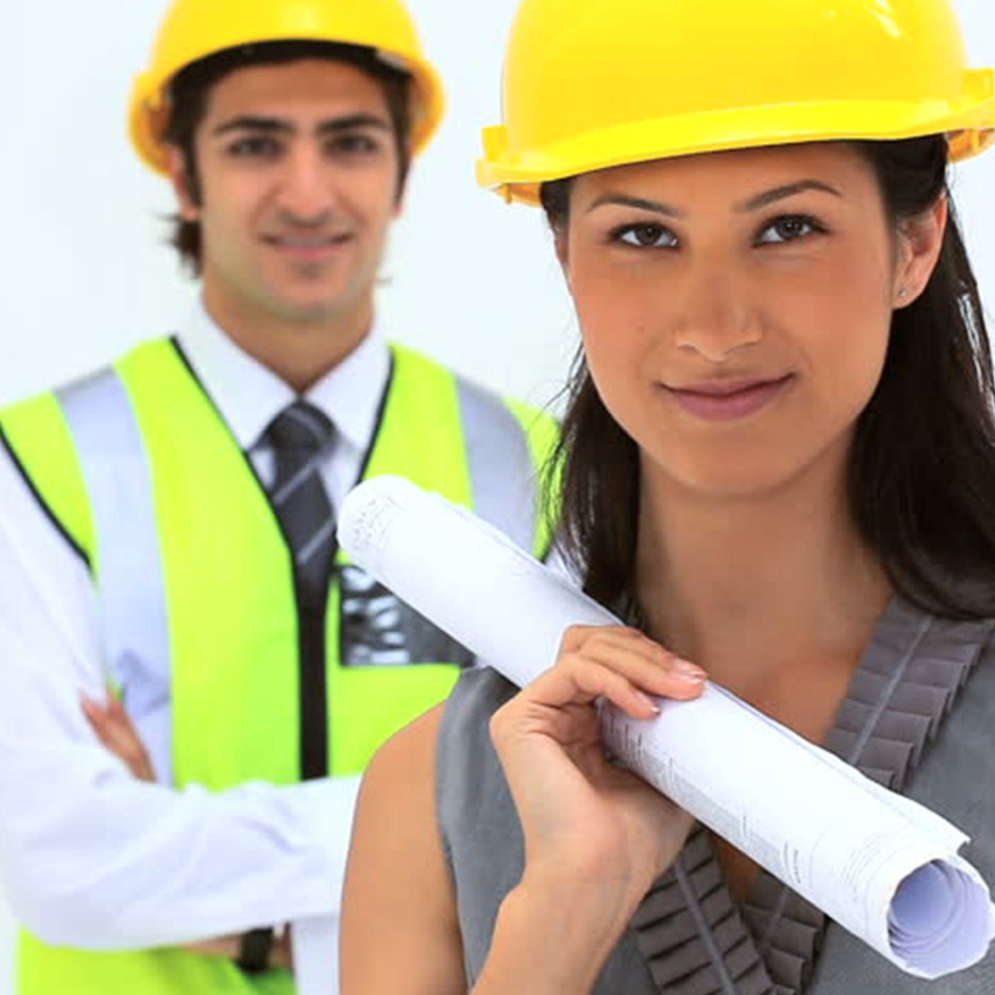 Yellow Plastic Hard Hat Construction Cap (1pc Only)