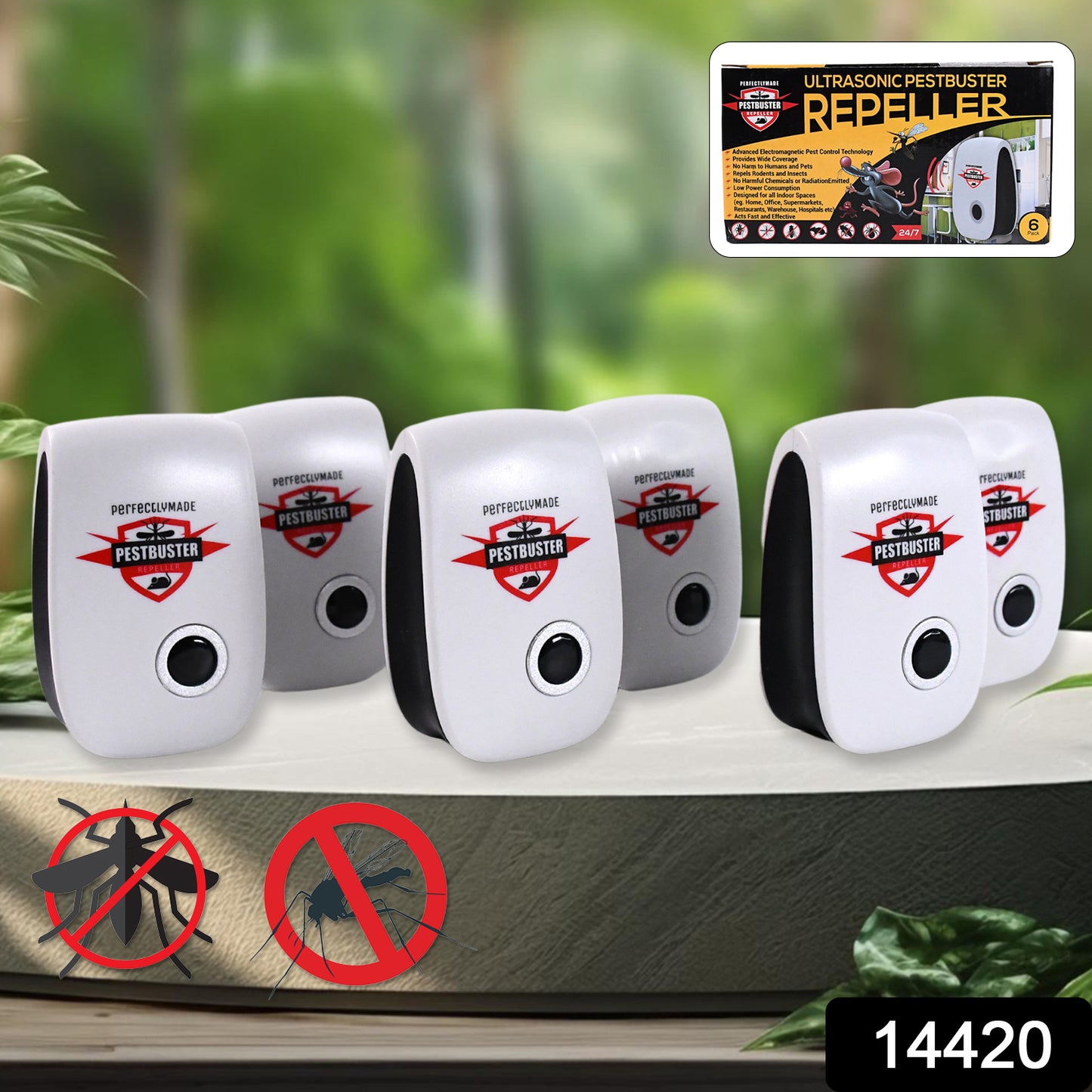 Ultrasonic Pest Repeller To Repel Rats Cockroach Mosquito Home Pest Rodent