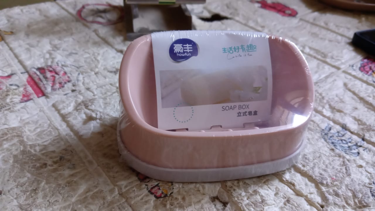 Soap Container Soap Box Household Kitchen And Bathroom Can Use Pp Material Drain Box Double Soap Dish For Bathroom Shower Home Outdoor Camping (1 Pc)