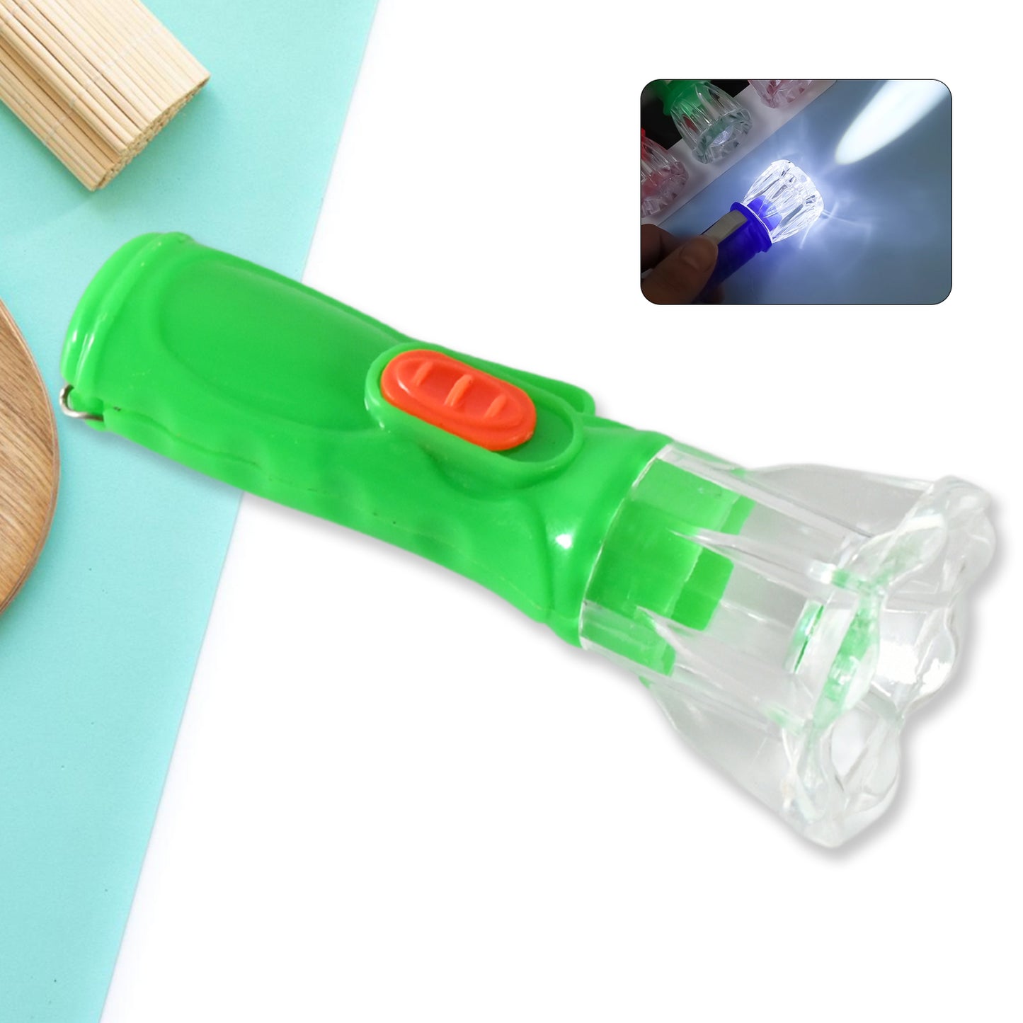 Small Plastic Torch For Kids Plastic Led Flashlight Torch Beautiful Attractive Good Gift Item Pocket Torch For Kids (1 Pc)