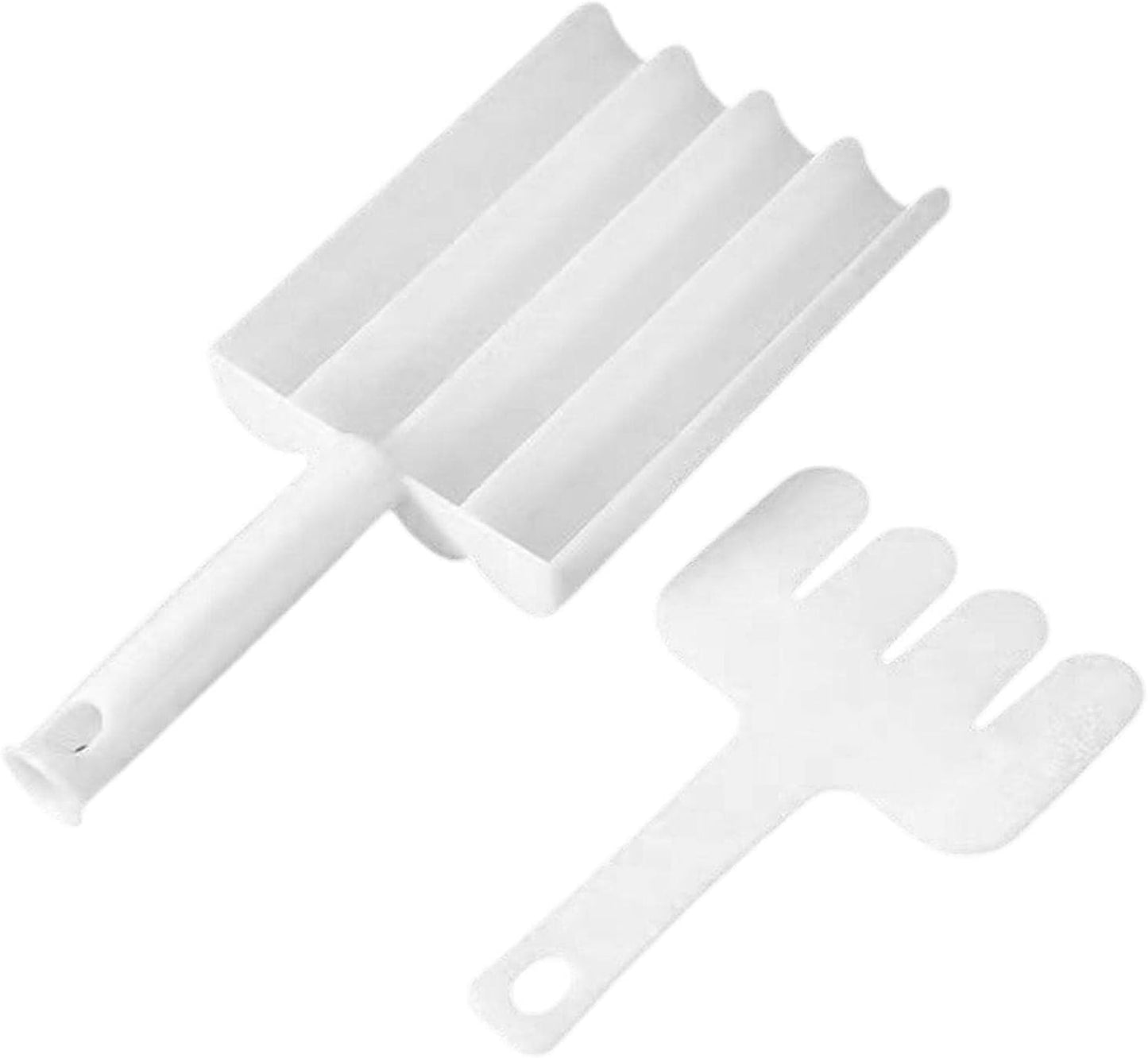 Small Multifunction Fritters Maker - Creative Fritters Scoop Multi-function Ball Maker Portable Maker For Making Cake Balls Ice Cream Spoon Doughnut Hand Cutting Scoop(2pc Set)