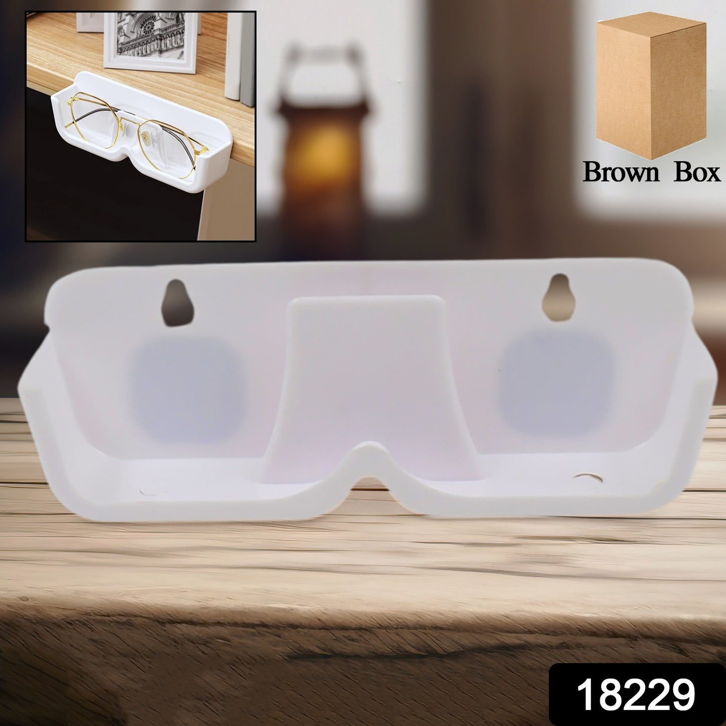 Wall Mount Adhesive Sunglass Holder (1 Pc)