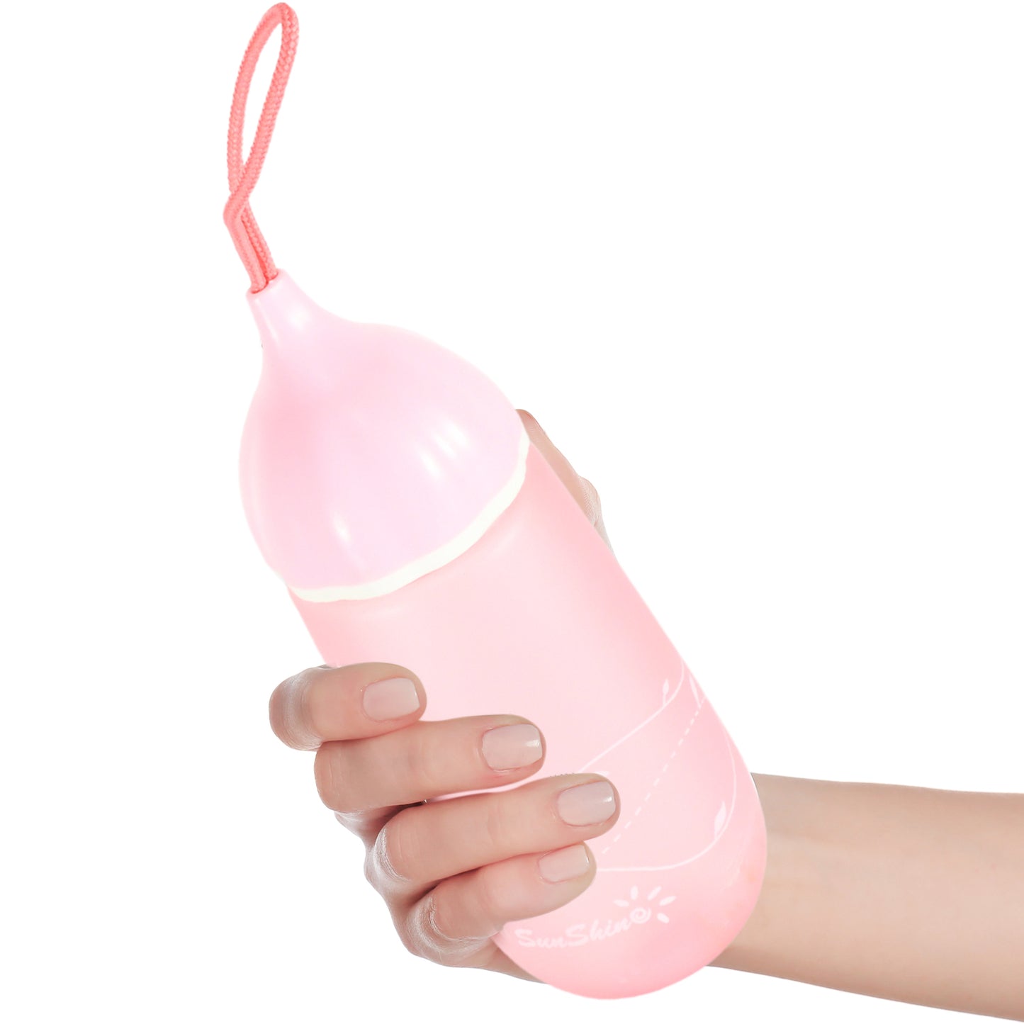 Unique Shape Premium Plastic Water Bottle With Dori Easy To Carry Leakproof Bpa-free Water Plastic Water Bottle For Children Home School (1 Pc 550 Ml)