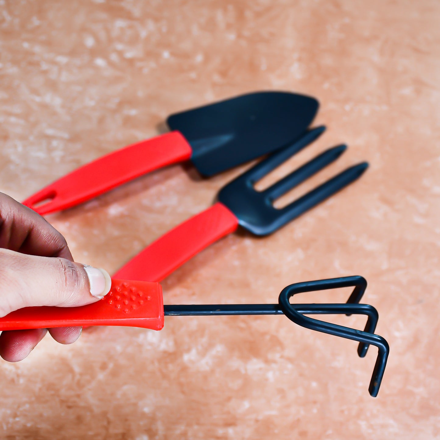 3pcs Small Sized Hand Cultivator Small Trowel Garden Fork