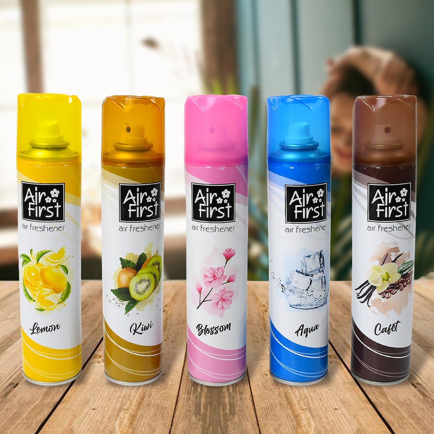 Air Freshener Used In Office Home Hotels Banquets Carpet Etc Room Spray Air Freshener Mix Fragrance Lemon Kiwi Blossom Aqua Cafet (300 Ml Approx 1 Pc)
