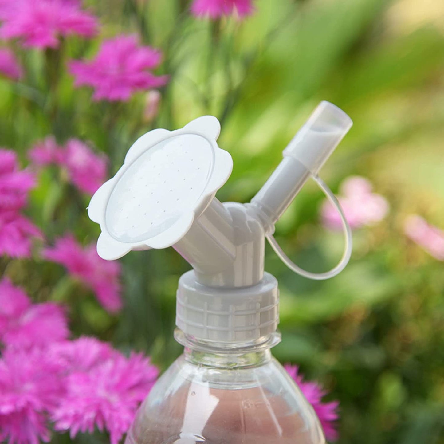 2 In 1 Bottle Cap Sprinkler Dual Head Bottle Watering Spout Double Ended Bottle Watering Nozzle Watering Can Nozzle For Indoor Seedlings Plant Garden Tool