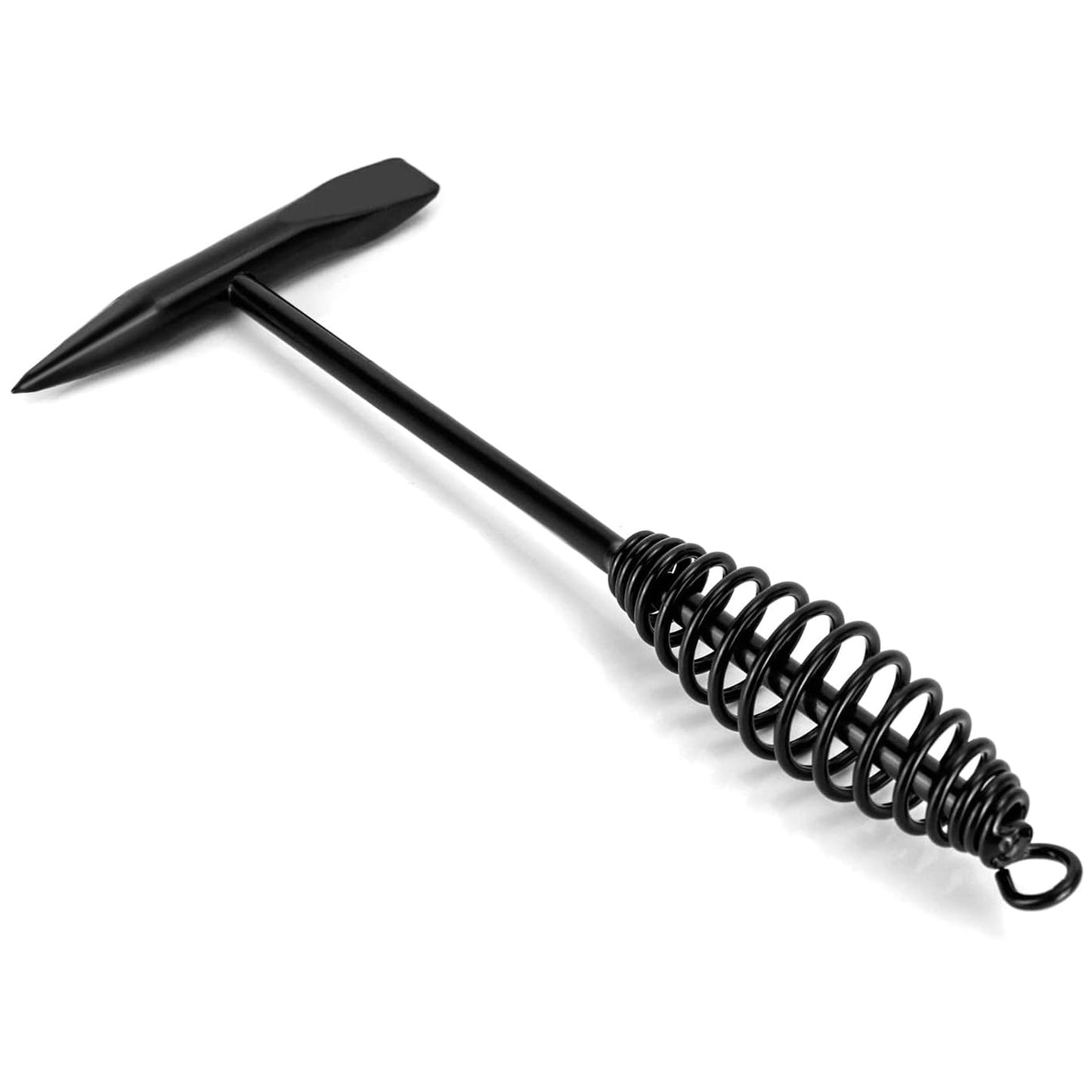 Welding Slag Removal Tool Chipping Hammer With Coil Spring Handle Mufti Functional For Cleaning Removing Slag Industrial Weld Slag Spatter Removal Tool Welding Hammer For Machinery Electrician (1 Pc )