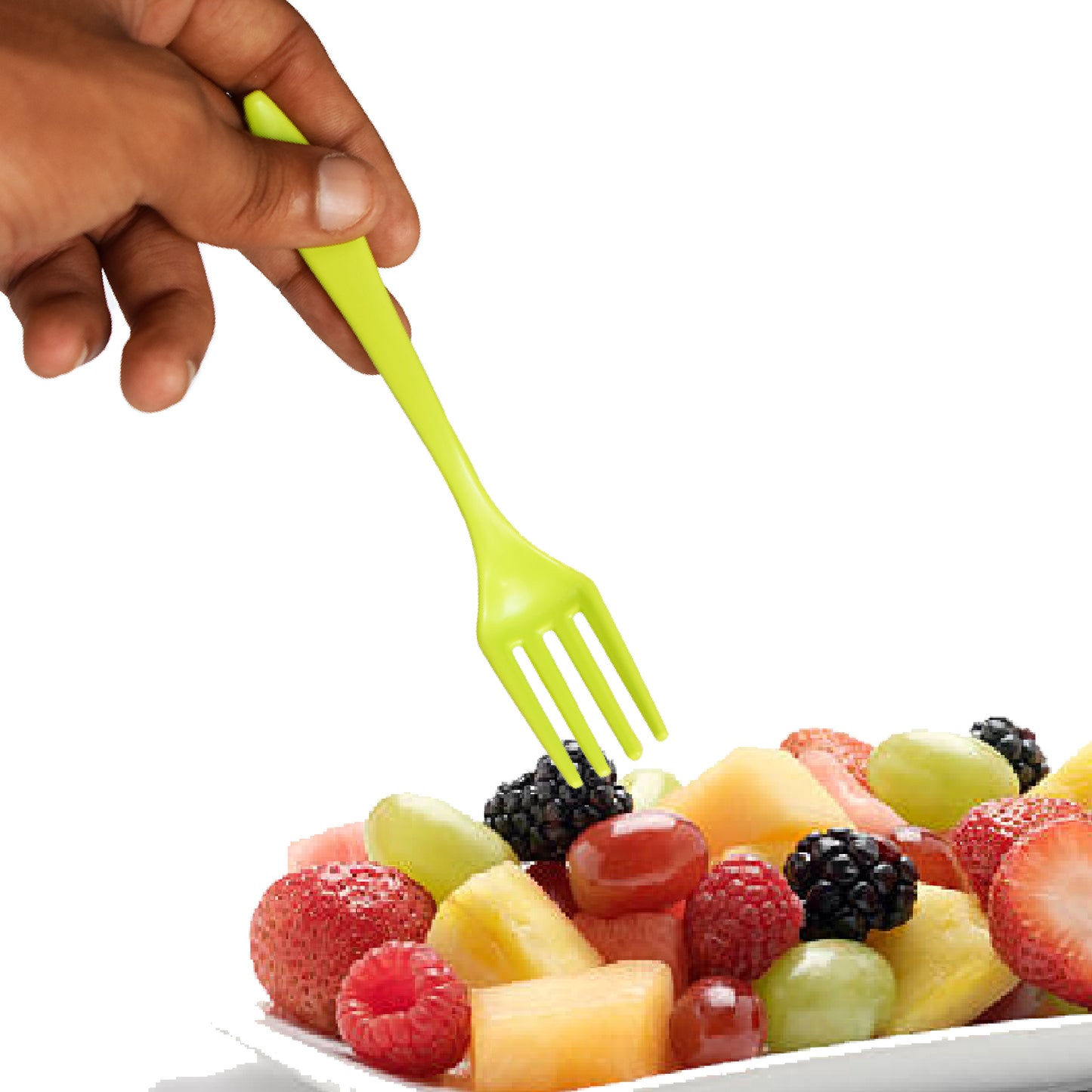 Small Plastic 6pc Serving Fork Set For Kitchen