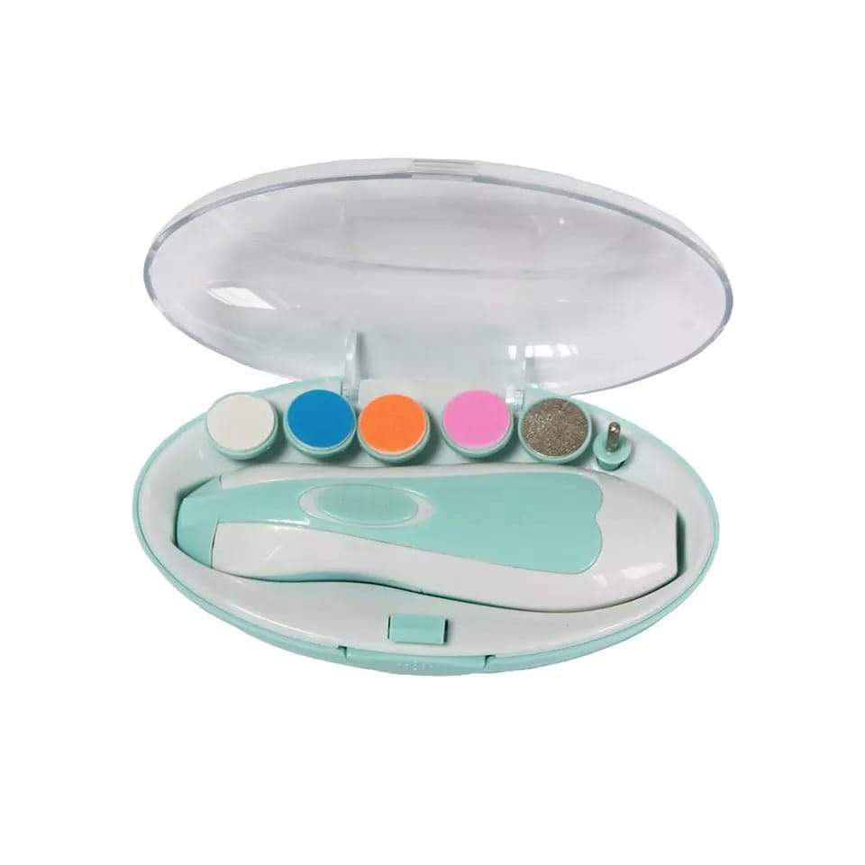 Electric Baby Nail Trimmer with Grinding Heads for Newborn Infant and Toddler