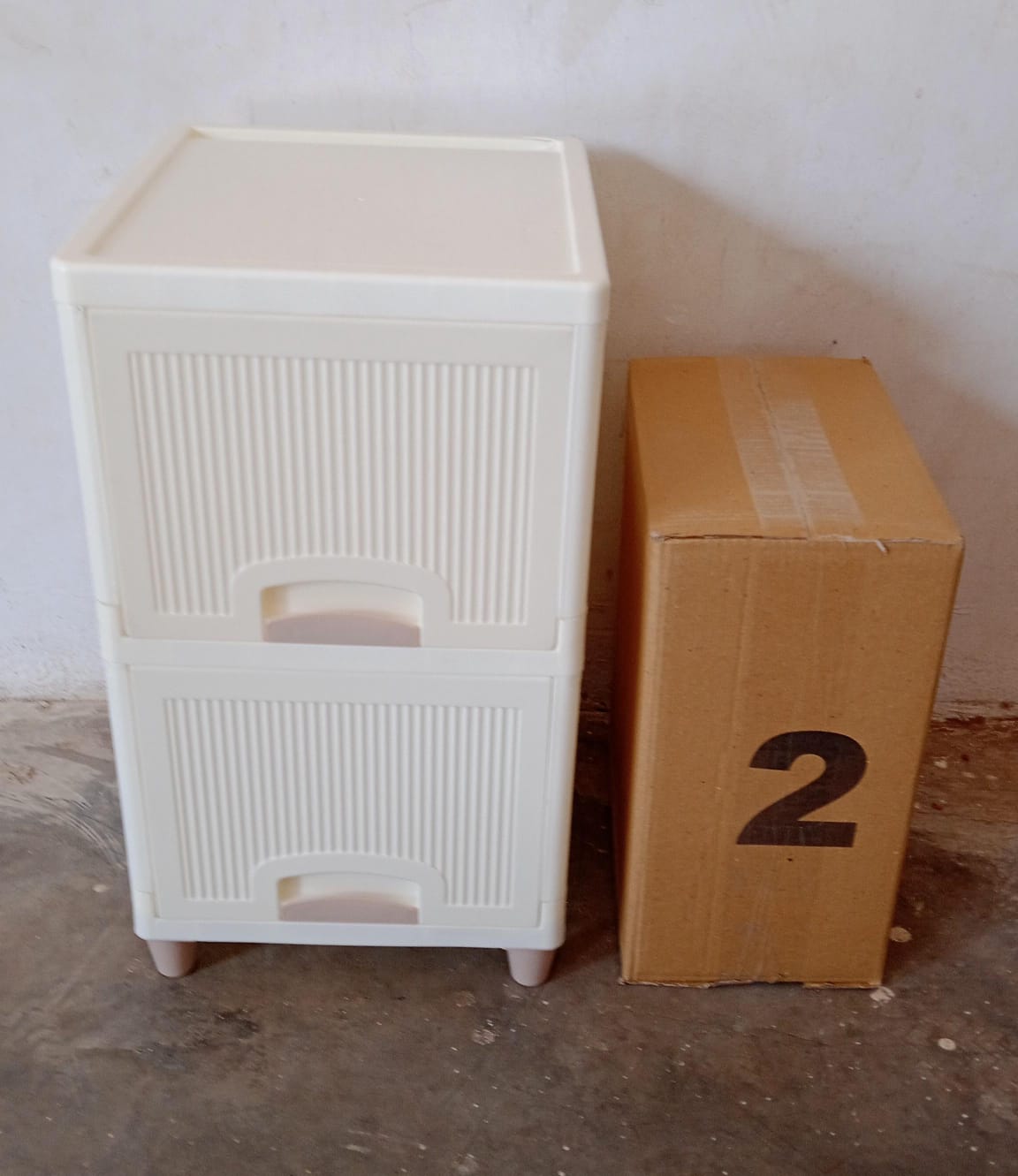 Multipurpose Storage Cabinet Storage Solutions Plastic Drawers Multi Layer Wardrobe Storage Drawers Foldable Multipurpose Drawer Units For Kitchen Bathroom Bedroom Cloth (2 Layer)