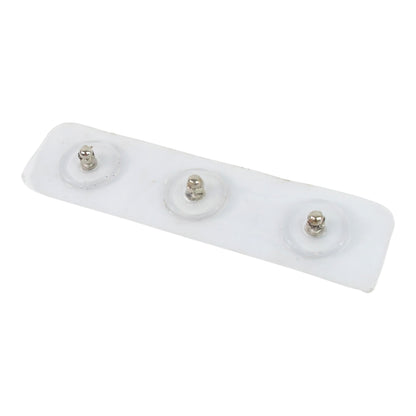Adhesive Nails Wall Hooks (Screw Sticker  3 Hook  1 Pc  B Grade)