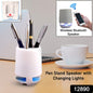 Multifunctional 4 Compartment Pen Holder With Bluetooth Speaker 5 W Bluetooth Speaker Laptop  Desk Speaker  Table Lamp  Night Lamp Smart Color Changing Pen Stand Wireless Bluetooth Speaker