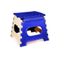 Plastic Folding Step Stool For Kids And Adults With Handle (Multicolor)