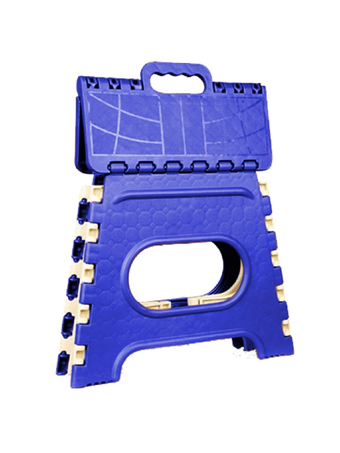 Plastic Folding Step Stool For Kids And Adults With Handle (Multicolor)
