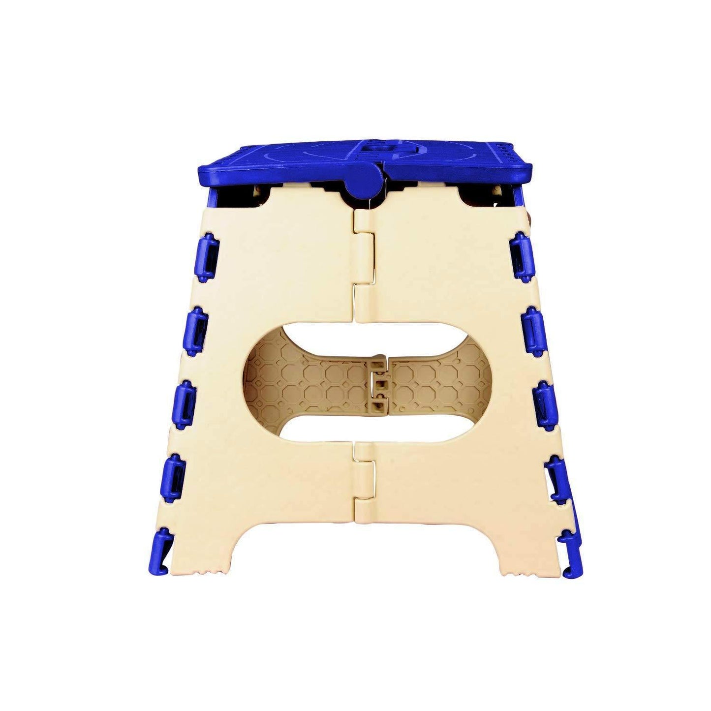Plastic Folding Step Stool For Kids And Adults With Handle (Multicolor)