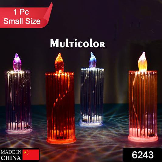 Big Simple Candles For Home Decoration Crystal Candle Lights (Multicolor)