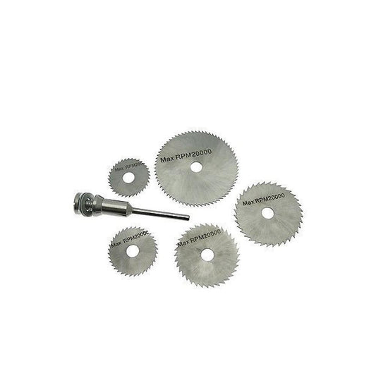 6pcs Metal Hss Circular Saw Blade Set Cutting Discs For Rotary Tool