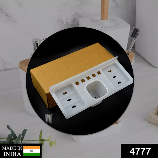 4 In 1 Plastic Soap Dish And Plastic Soap Dish Tray Used In Bathroom And Kitchen Purposes.