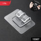 Transparent Self-adhesive Wall Wire Clip Hold (1 Pc)