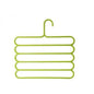 5 In 1 Multipurpose Plastic Hanger Assorted (5-layer)