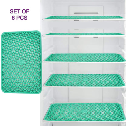 Waterproof Pvc Refrigerator Drawer Mats Multipurpose Matsfridge Mats Set Of 6 Pcs