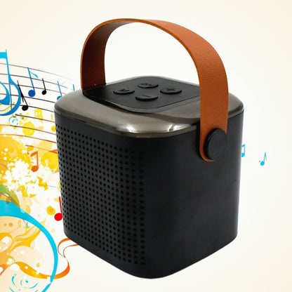 Wireless Speaker Microphone Set Rgb Light Support Memory Card Portable karaoke Machine Perfect  For Travel Tv