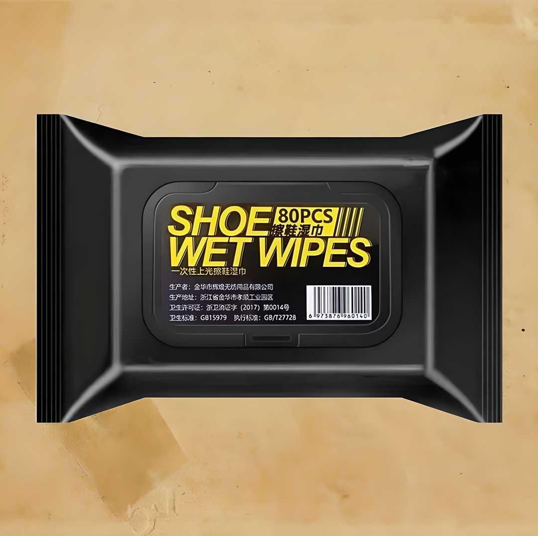Sneaker & Shoe Wipes - 1 Packs of 80