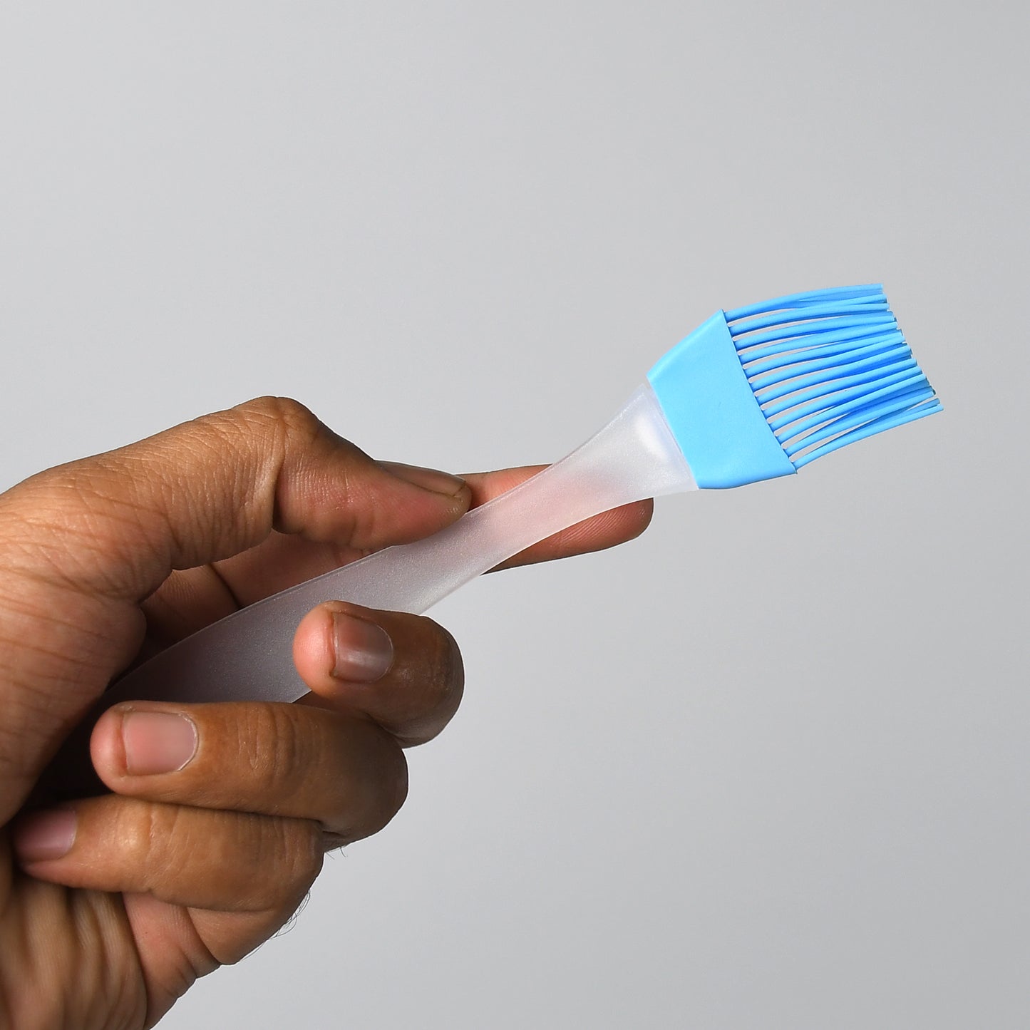 Silicone Spatula Brush And Cake Scraper For Cake Mixer Decorating Cooking Baking And Glazing ( Set Of 2pc )