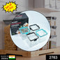 4pc Square Container 700ml Used For Storing Types Of Food Stuffs And Items.