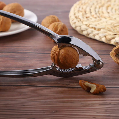 Small Walnut Cracker Luxury Die Cast Stainless Alloy Nut Cutter Walnut Clamp Plier Portable Smart Walnut Akhrot Household Open Core Pliers For All Nuts