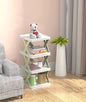4 Layer Shoes Stand Shoe Tower Rack Suit For Small Spaces Closet Small Entryway Easy Assembly And Stable In Structure Corner Storage Cabinet For Saving Space