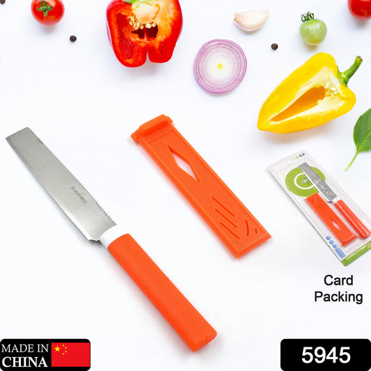 Stainless Steel Knife For Kitchen Use Knife Set Knife  Non-slip Handle With Blade Cover Knife