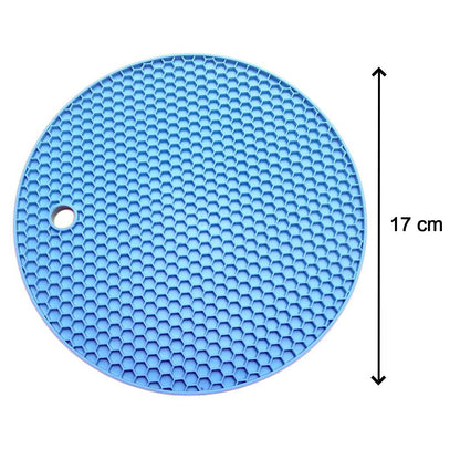 1pc Silicone Hot Mat Used For Breakfast Lunch And Dinner Purposes In Different-different Places.