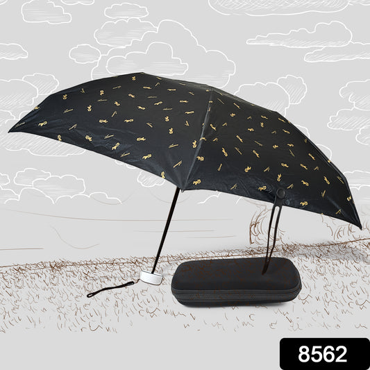 3-fold Umbrella Summer Sun And Rain Protectionfoldable Cute Umbrella Uv Protection Rain Sun Umbrella  Travel Accessories  Umbrella For Children Girls And Boys (1 Pc  With Zip Case)