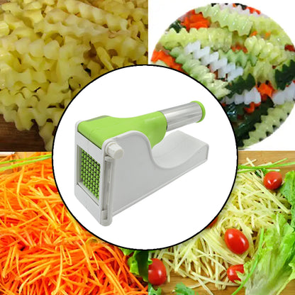Virgin Plastic French Fry Chipper Potato Slicer With Container