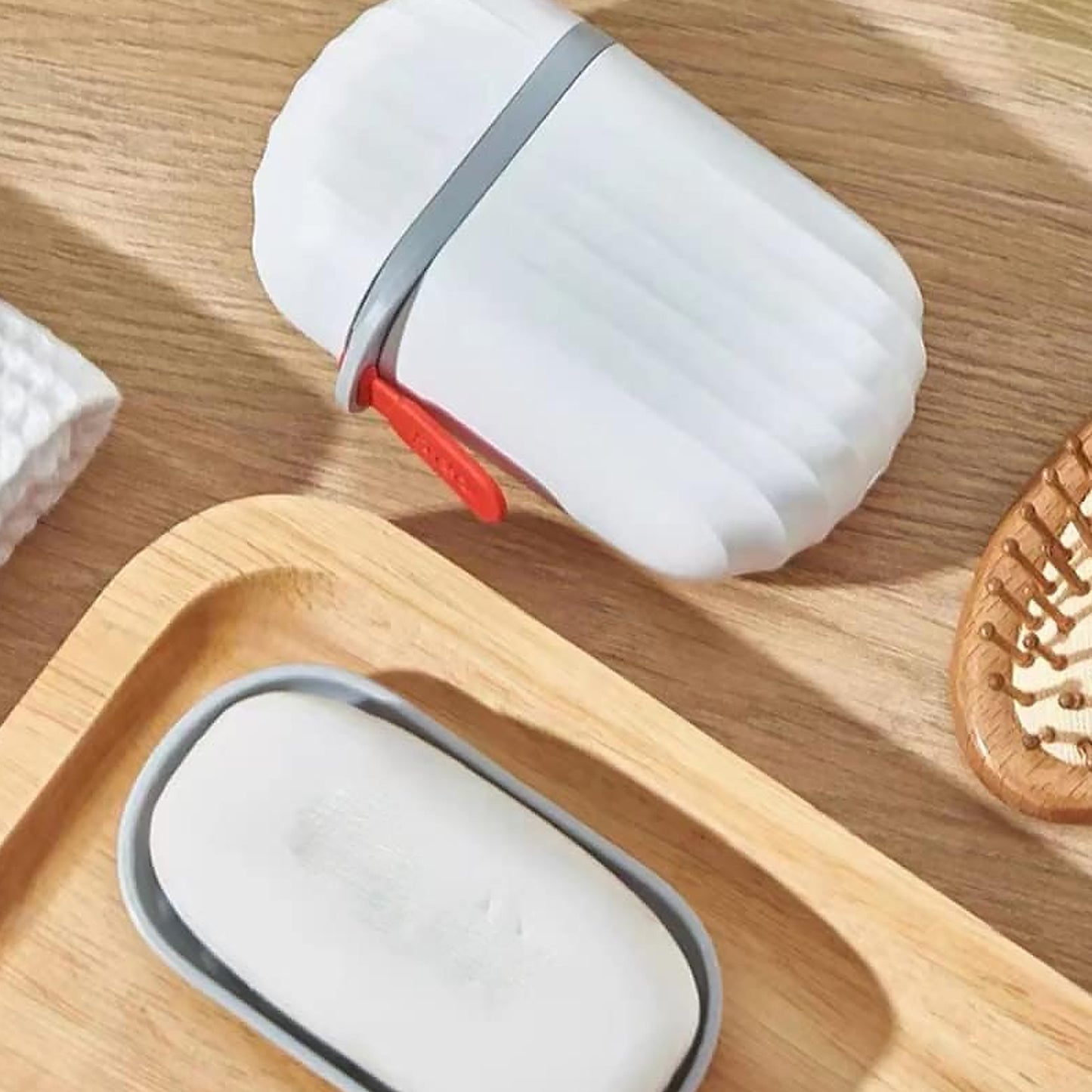 Stylish And Practical Soap Holder For Travel Soap Box With Secure Seal And Non Leak Design Stylish Soap Box For Home Bathroom Hiking Travel Campingcapsule Soap Box (1 Pc)