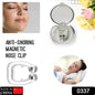 Anti Snore Device For Men And Woman Silicone Magnetic Nose Clip For Heavy Snoring Sleeper Snore Stopper Anti Snoring Device (1 Pc)