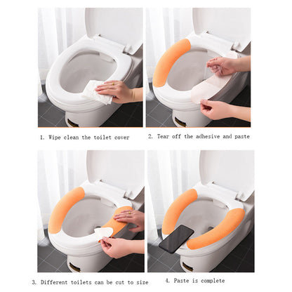 Toilet Seat Cover Toilet Seat Cushion Soft And Warm Washable Toilet Seat Cover Pads Comfortable