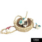 Artificial Jute Hanging Birds Nest Jhumar Chidiyan Ka Ghosla