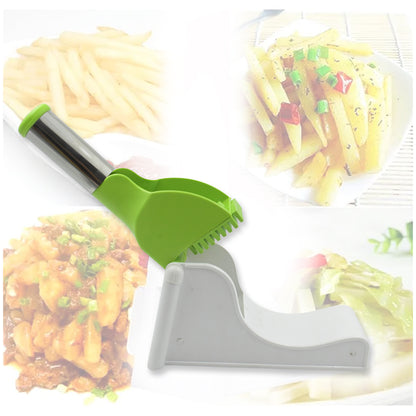Virgin Plastic French Fry Chipper Potato Slicer With Container