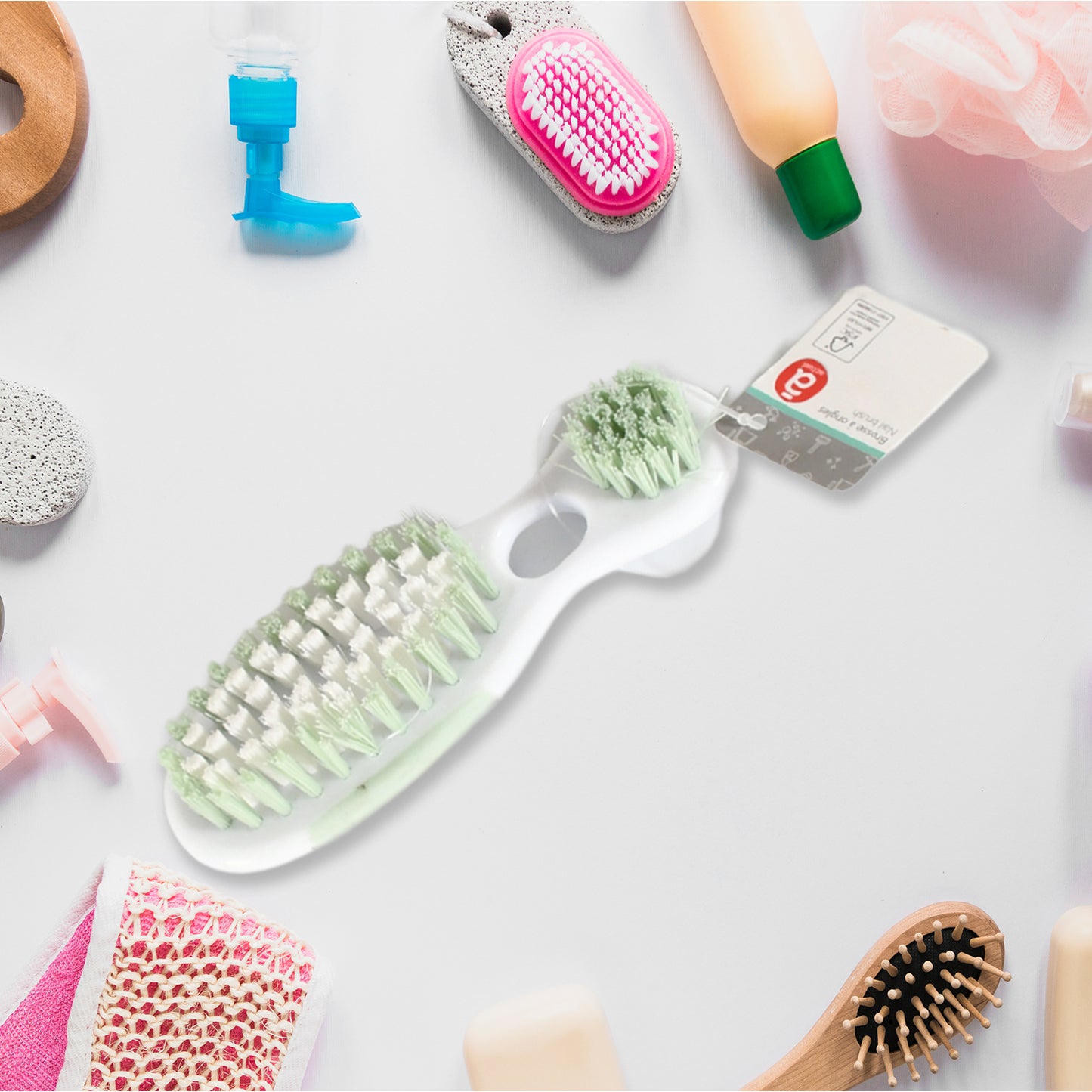 2 In 1 Hard Bristle Brush Multi-use Brush High Quality Brush (1 Pc)