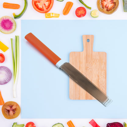 Stainless Steel Knife For Kitchen Use Knife Set Knife  Non-slip Handle With Blade Cover Knife